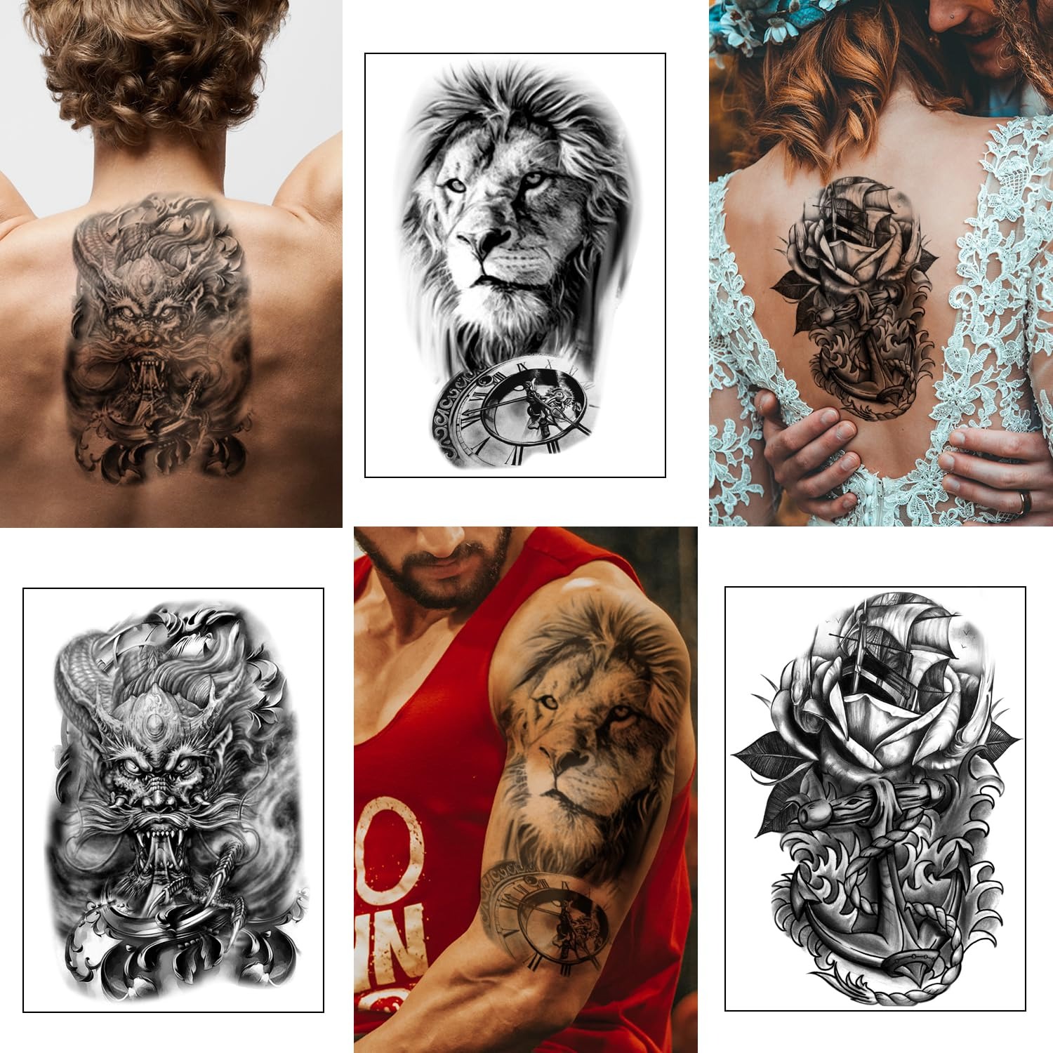 Realistic Animal and Fantasy Tattoo Designs