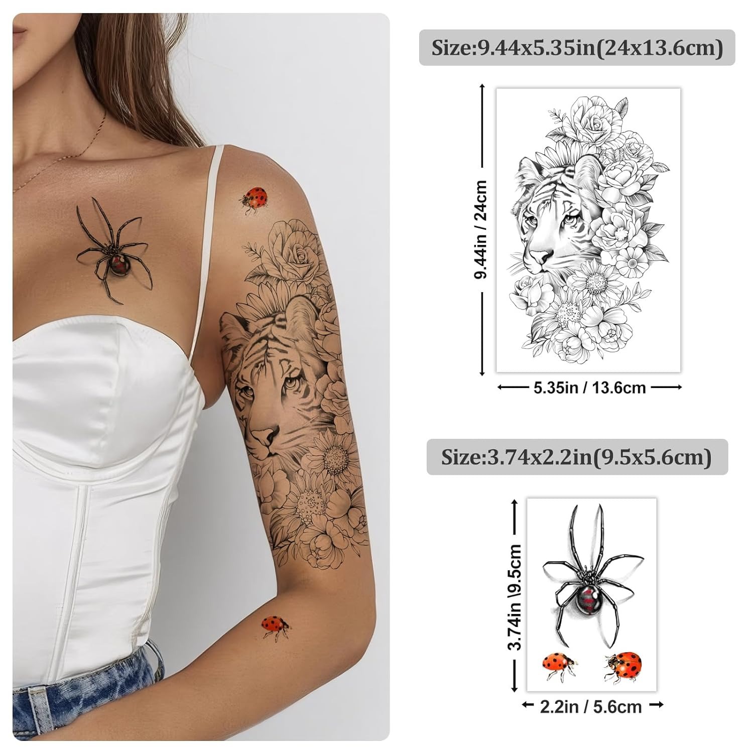Temporary Tattoo Sticker Set