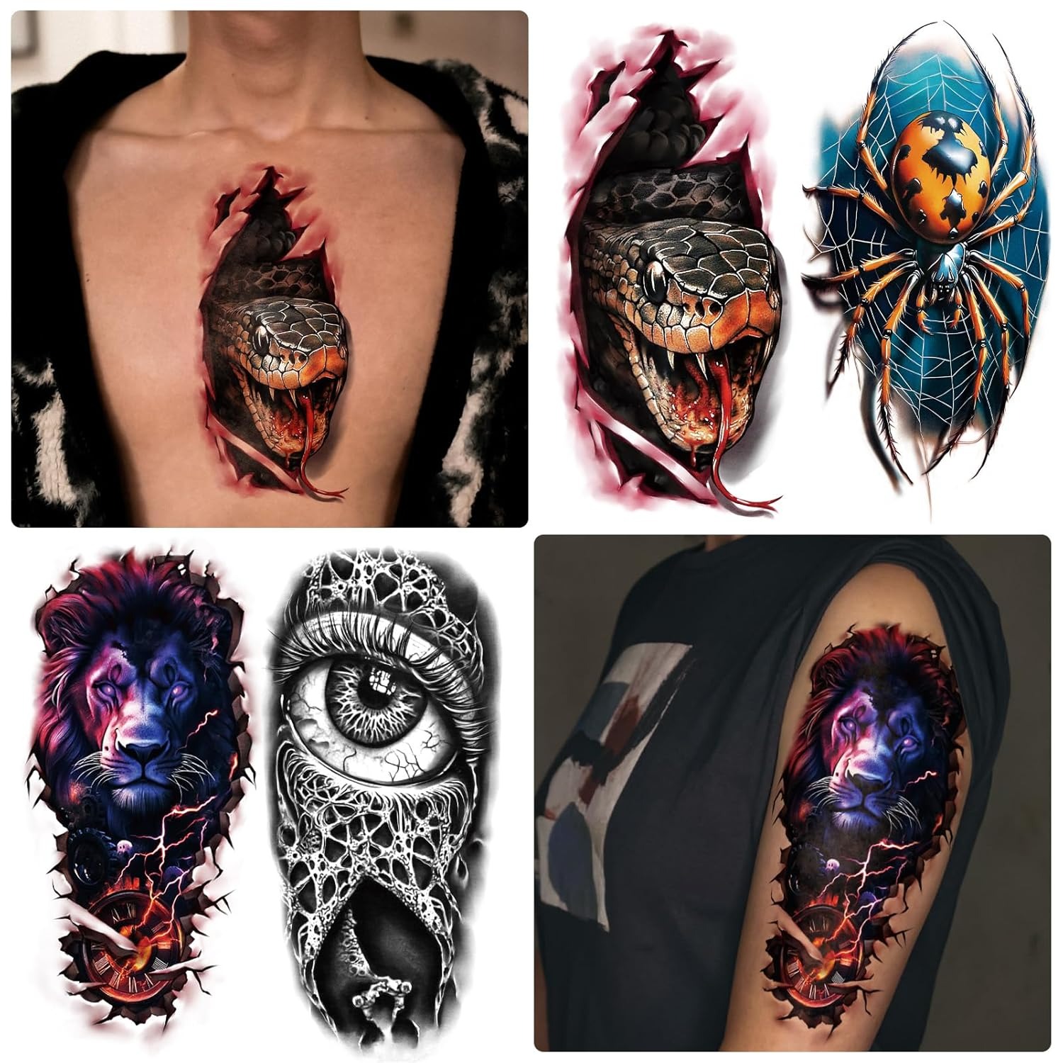 Hyper-Realistic Tattoo Design Collection