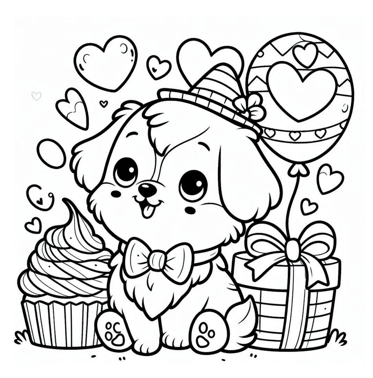 Valentine's Day Coloring Storybook