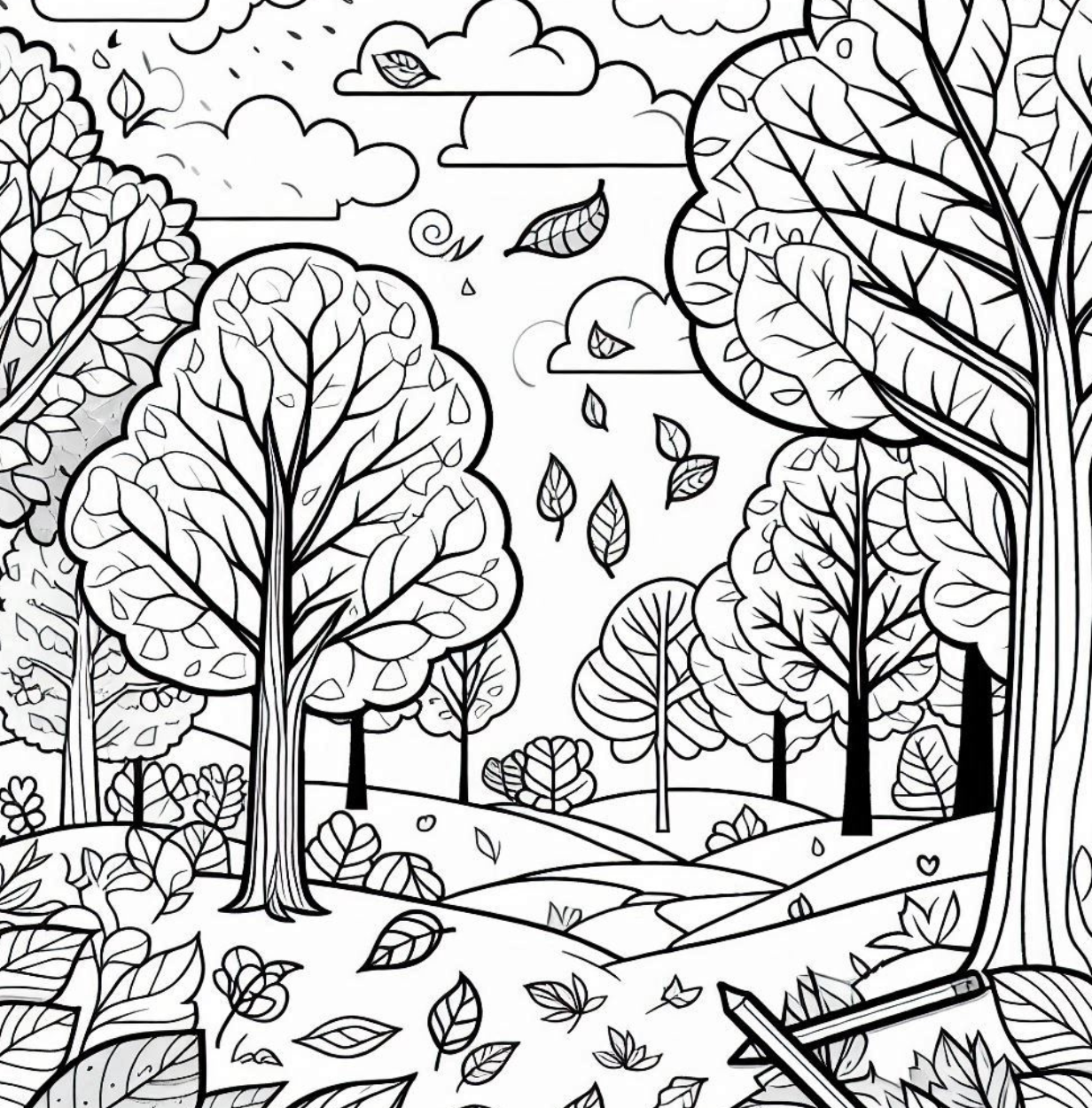 Pumpkin Pies & Grateful Hearts Coloring Storybook