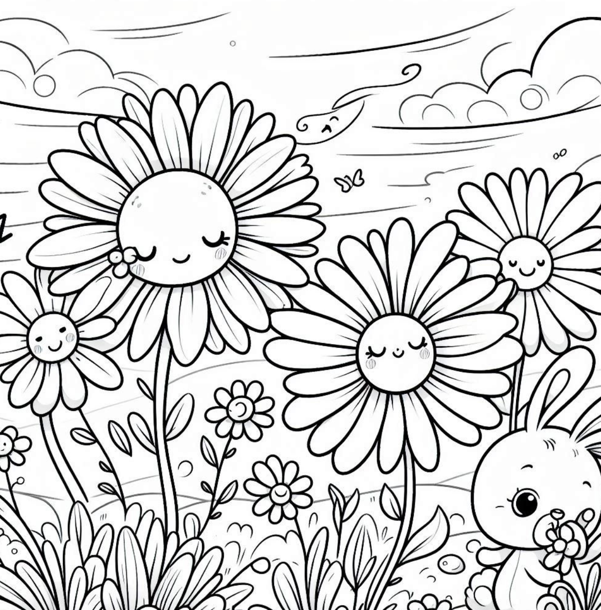 Easter Fun Coloring Storybook