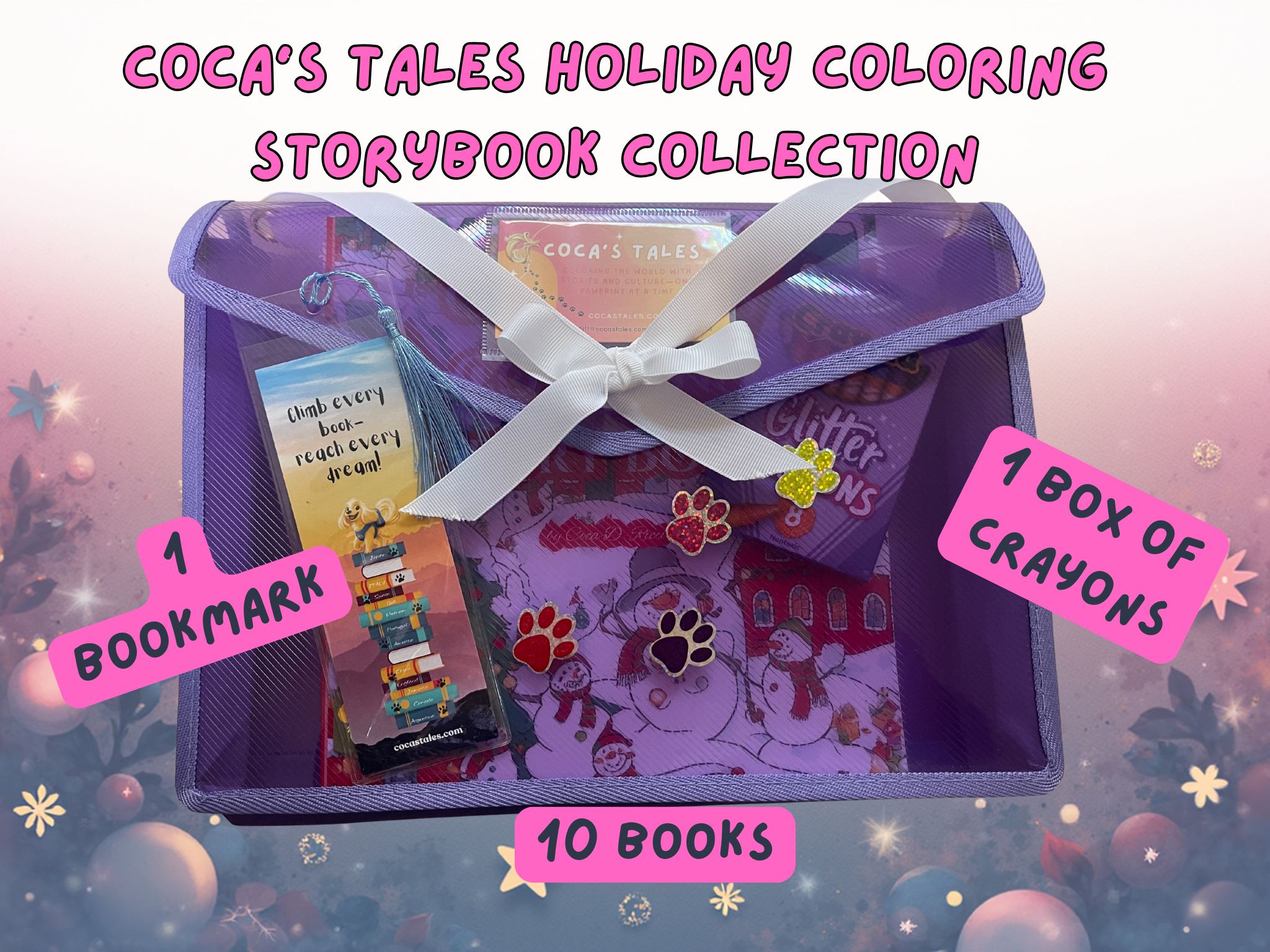 Coca’s Holiday Coloring Storybook Collection (10 Books)