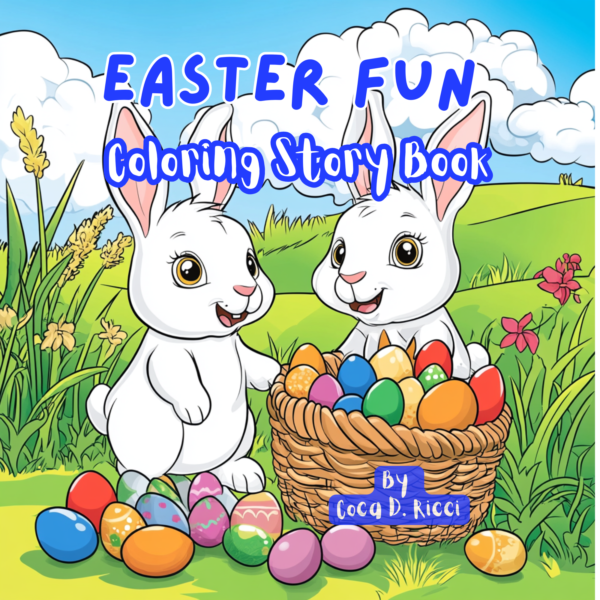 Easter Fun Coloring Storybook