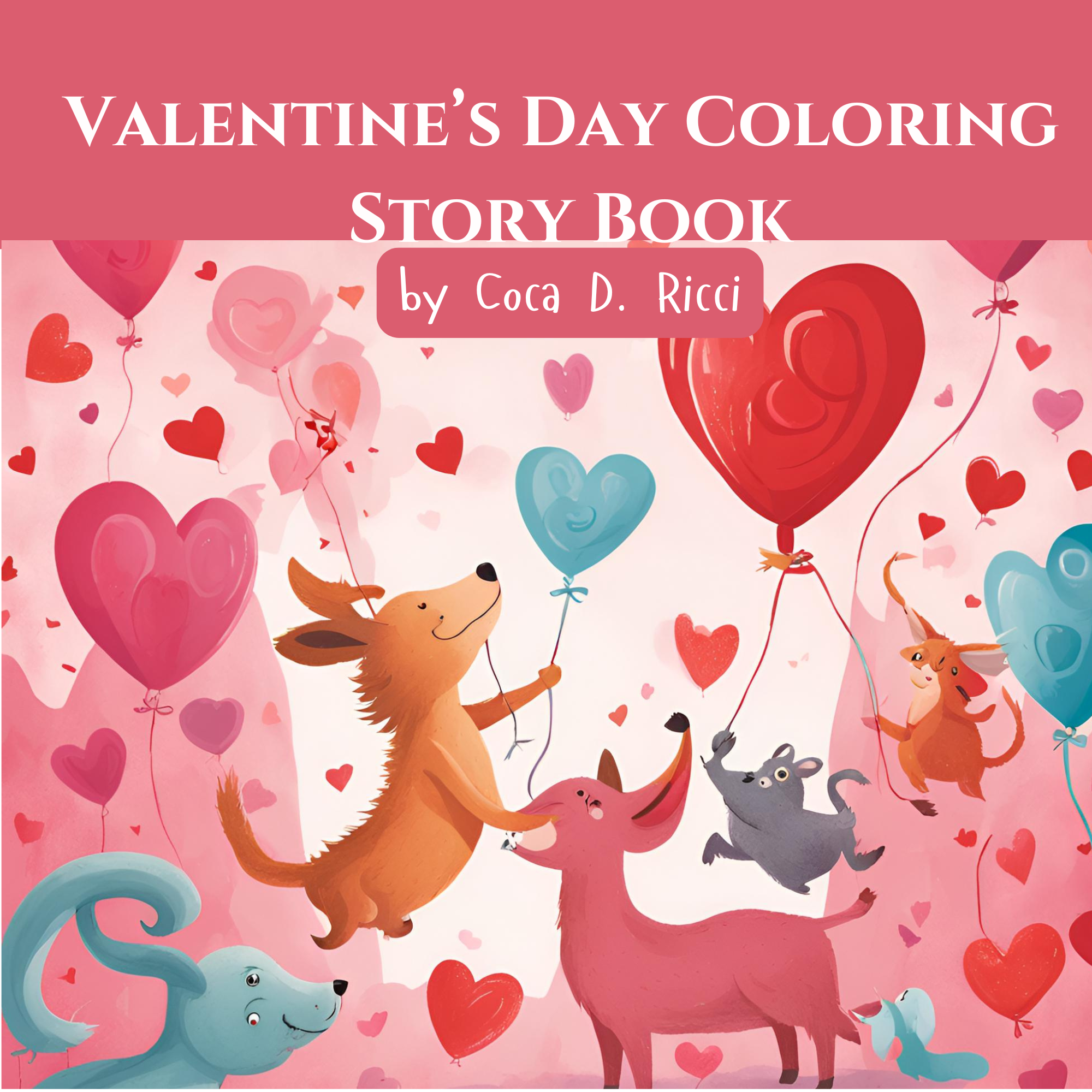 Valentine's Day Coloring Storybook