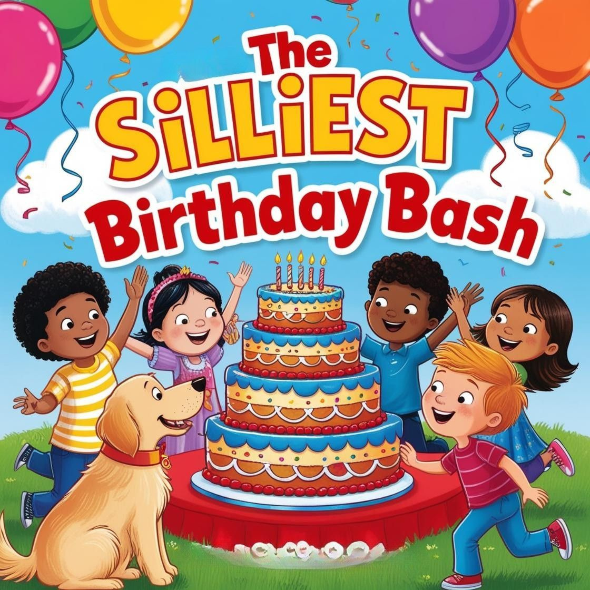 The Silliest Birthday Bash Coloring Storybook