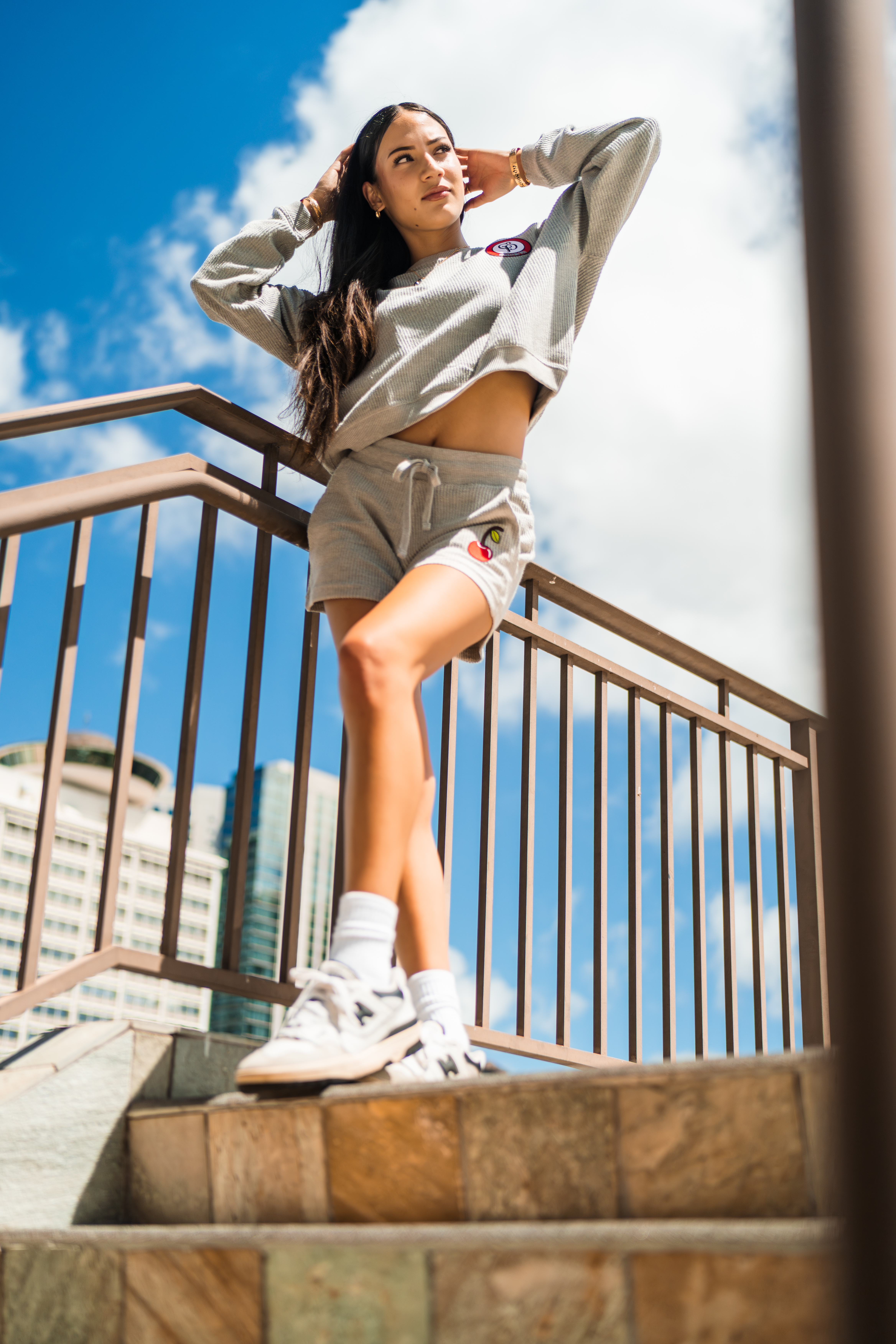 Embroidered Lounge Set - Bottom