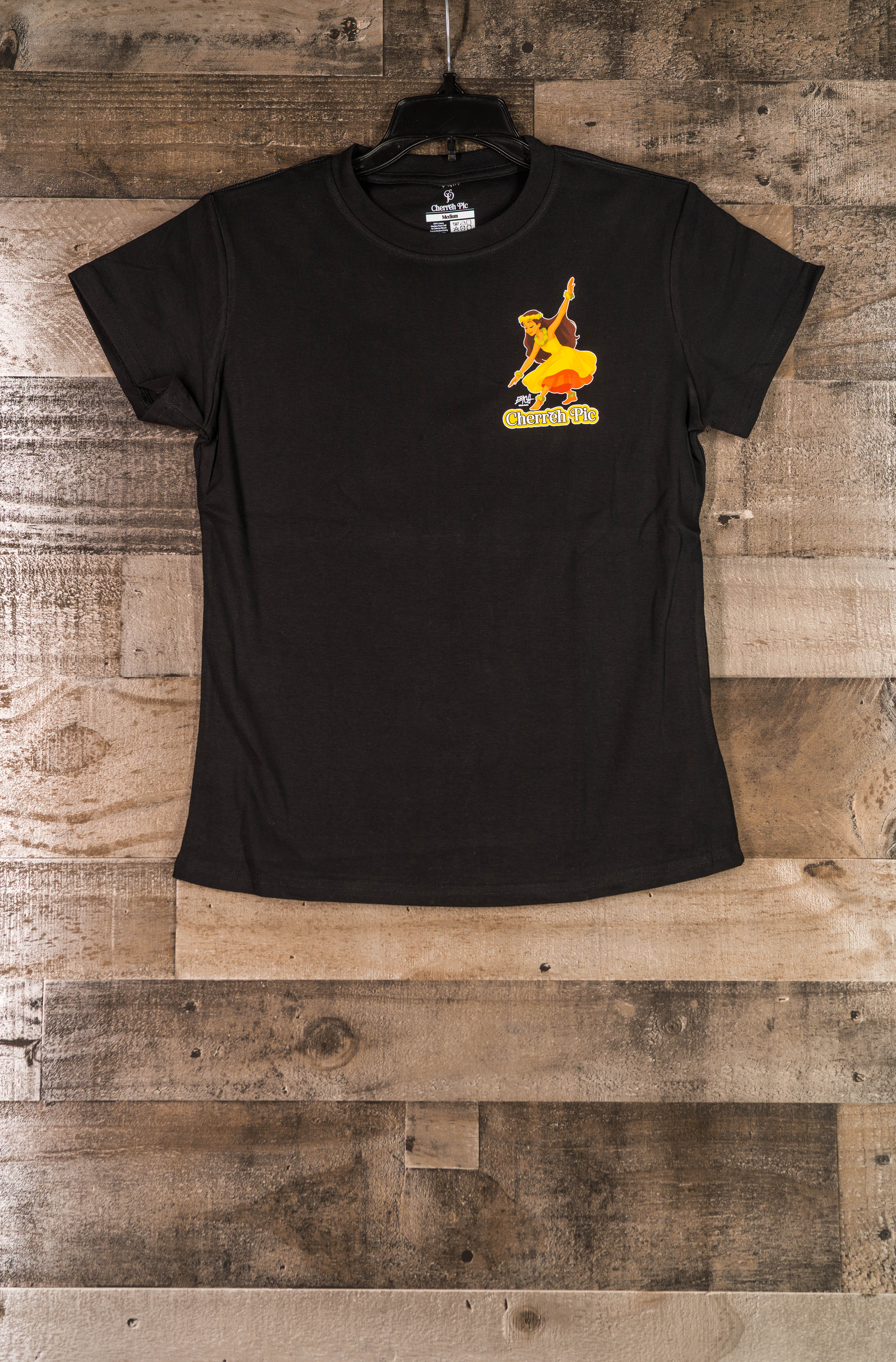 Women's T-Shirt - Hula Girl in Yellow