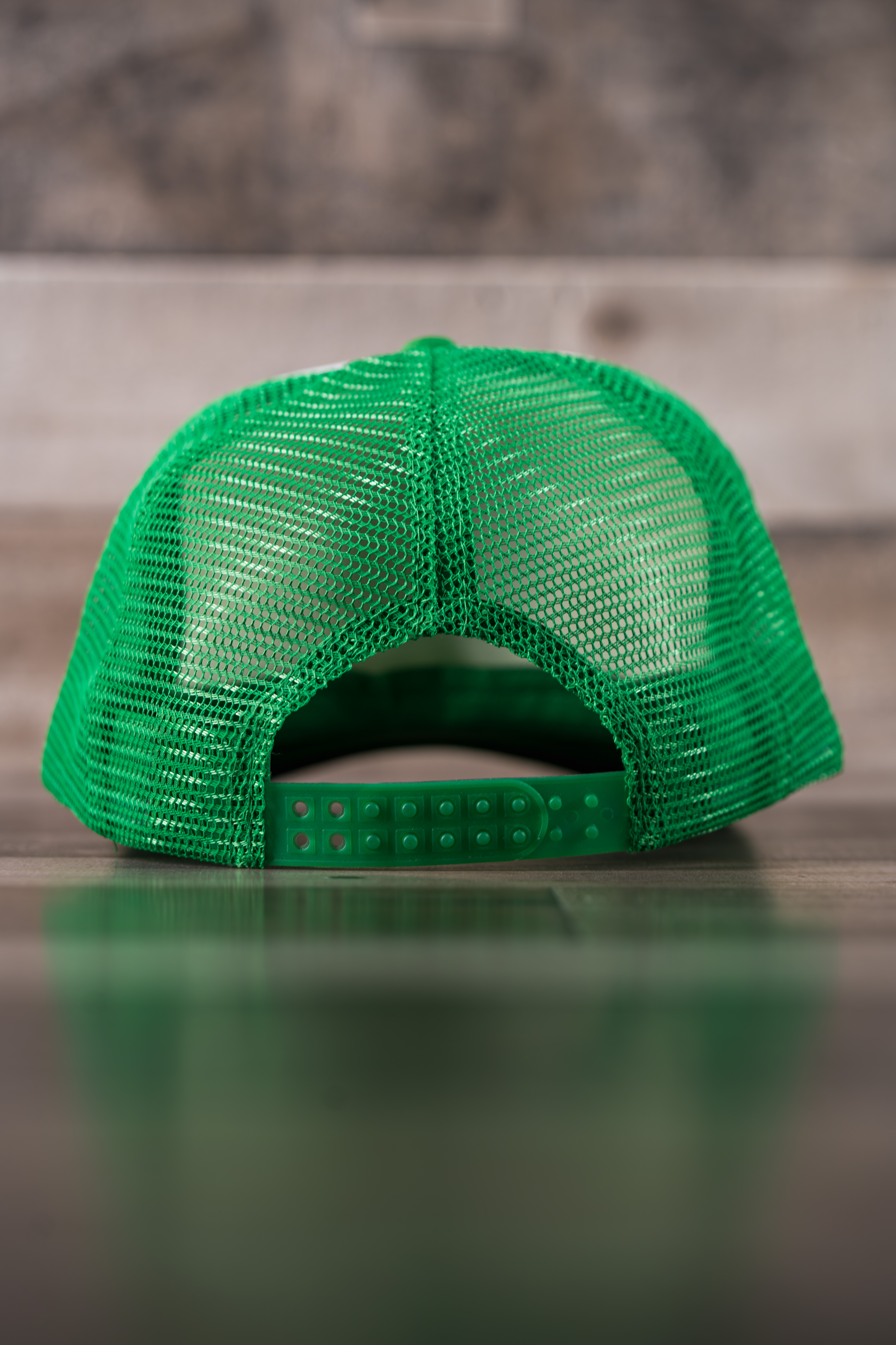 Green and White Hibiscus Trucker Hat