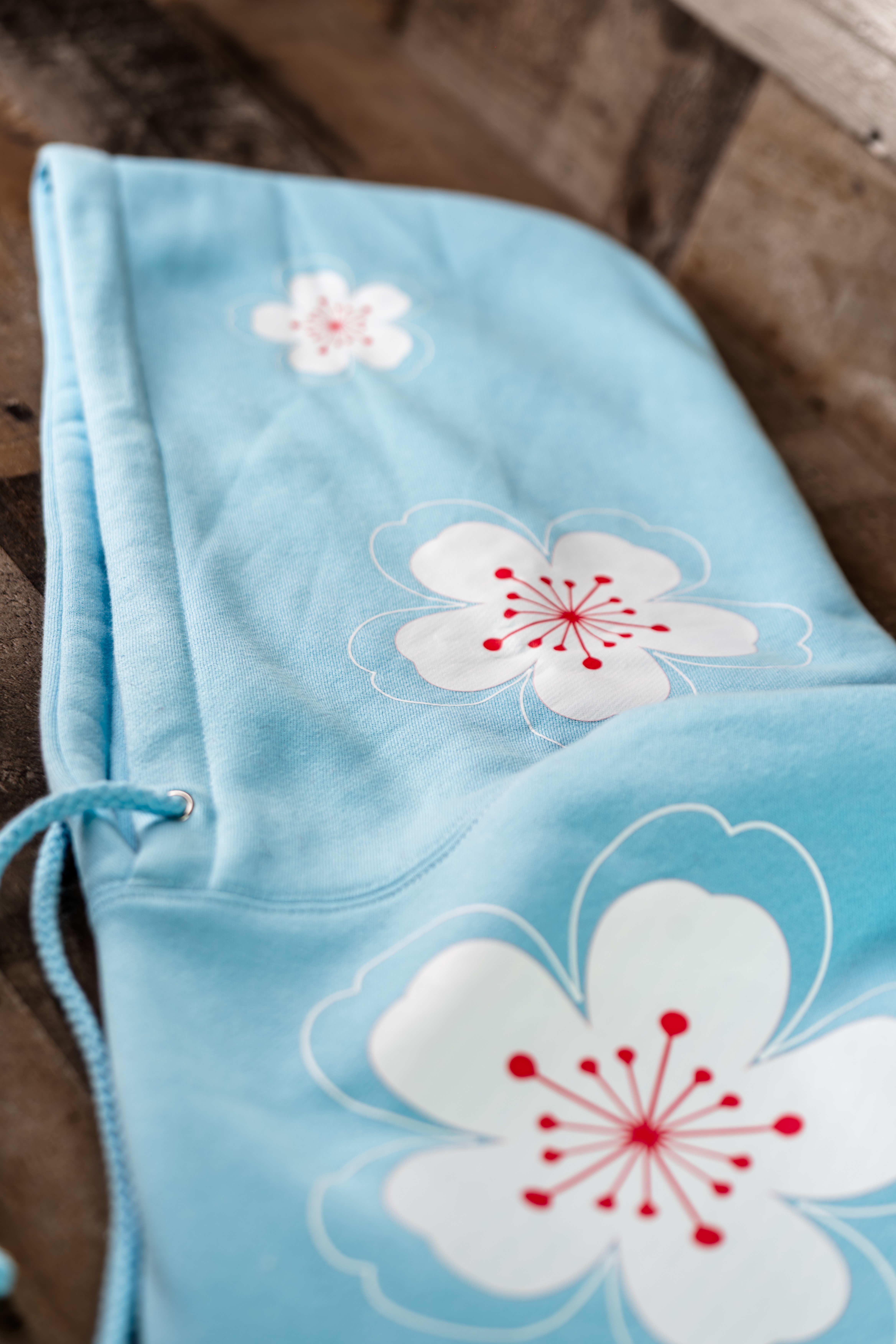 Cherry Blossom (Sakura) Hoodie - Flat Print