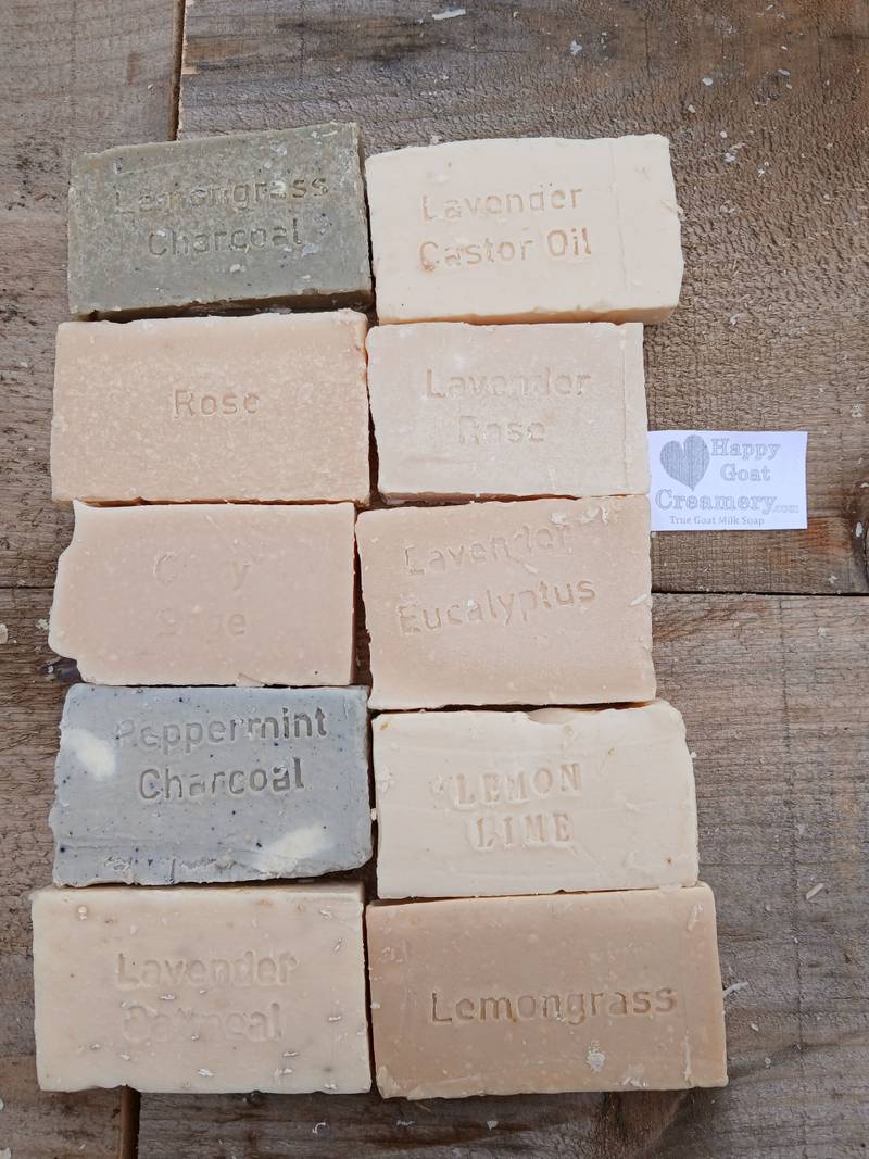 All types in One listing Goat Milk Bar Soap 3 OUNCE BARS