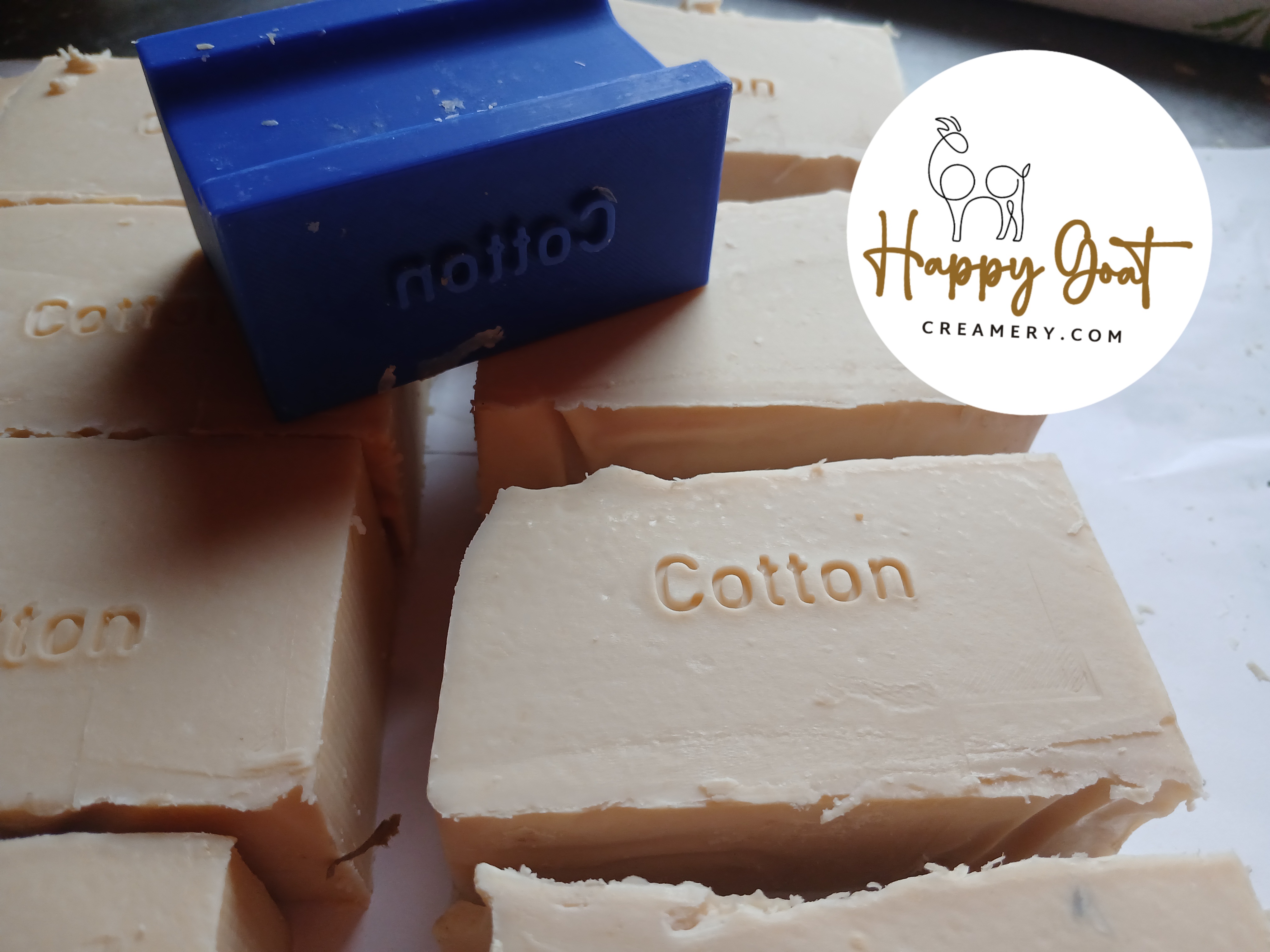 COTTON Goat Milk Soap Happy Goat Creamery 