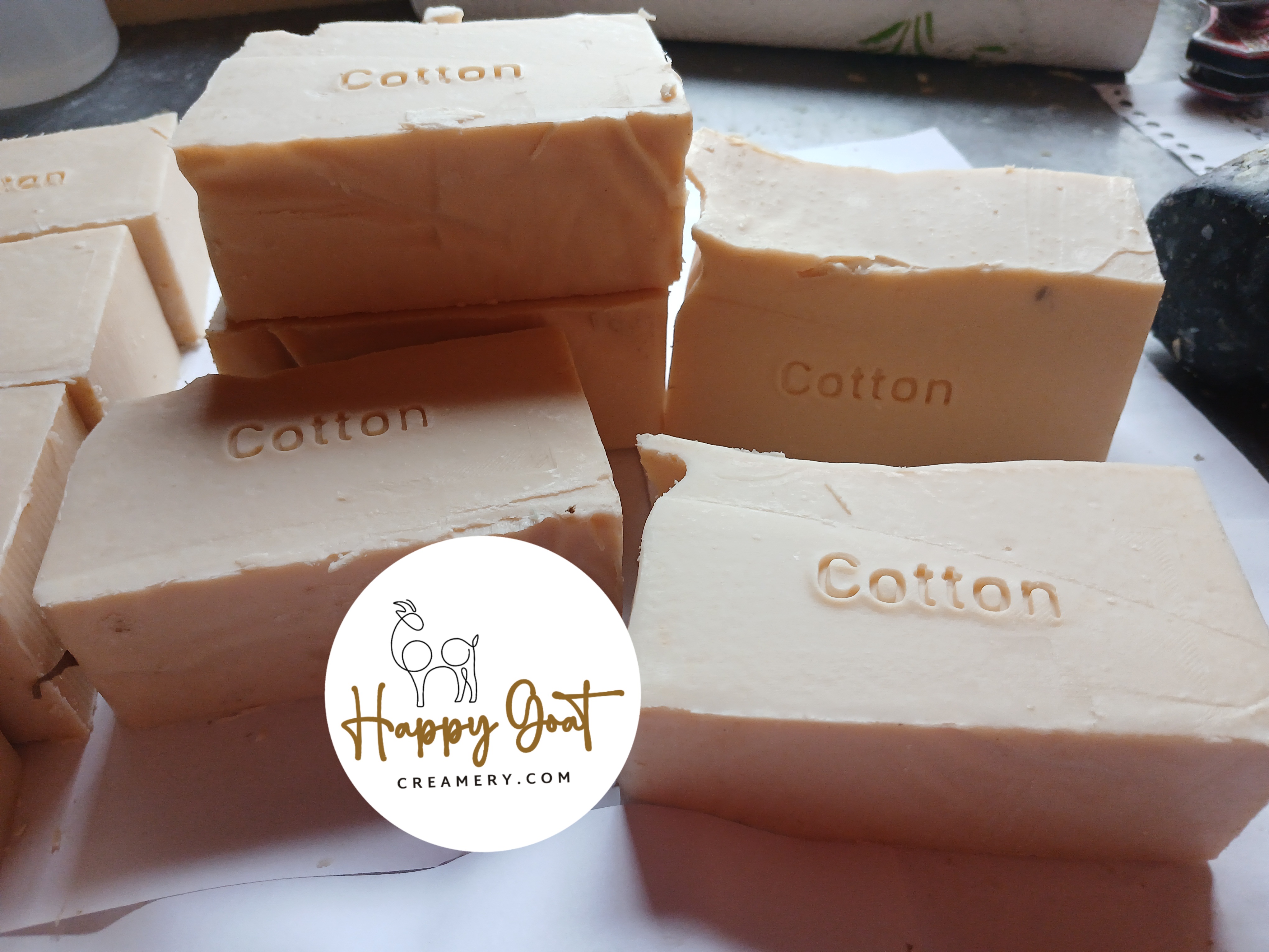 COTTON Goat Milk Soap Happy Goat Creamery 