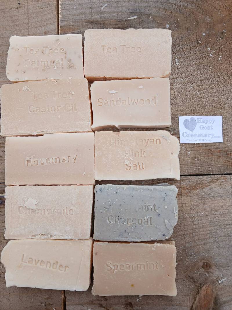 All types in One Listing 3 Ounce Bars Goat Milk Bar Soap