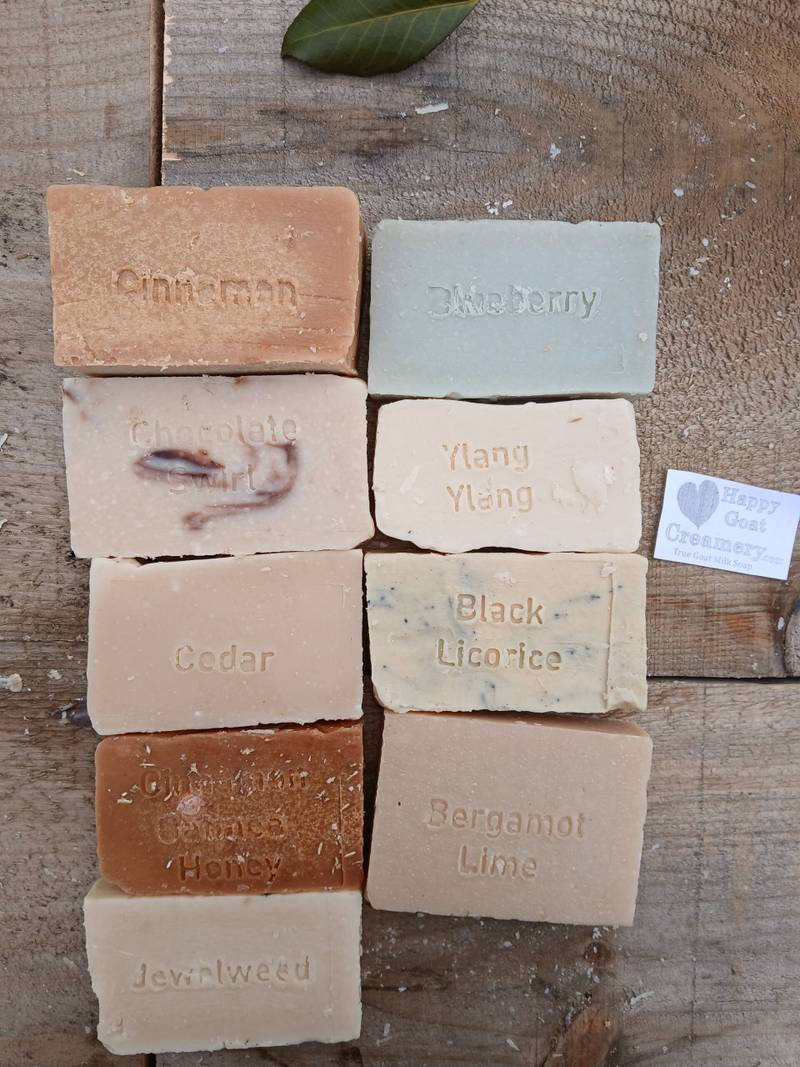 All types in One listing Goat Milk Bar Soap 3 OUNCE BARS