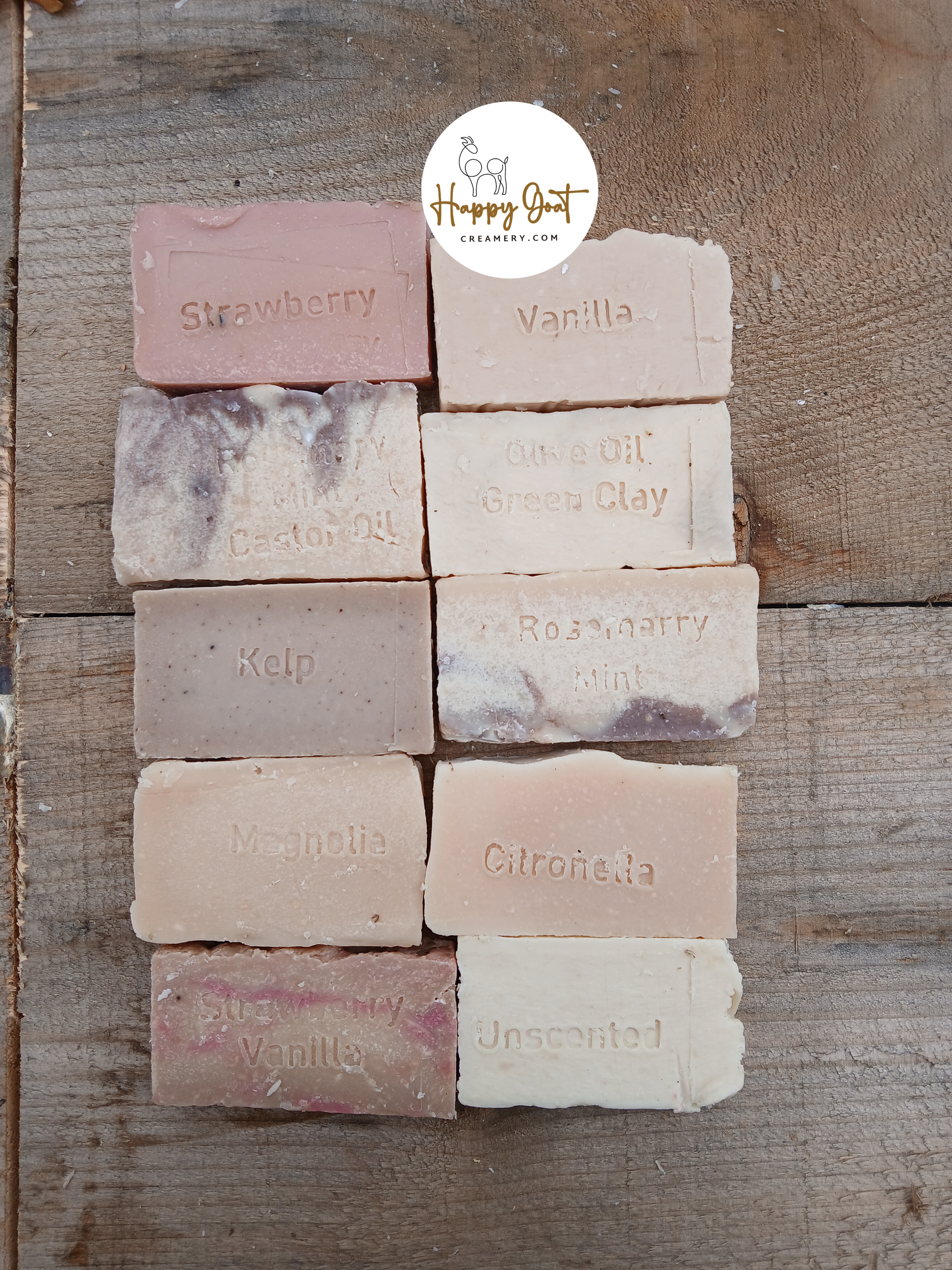 40 Bars Goat Milk Soap Free Shipping Bundle -3 or 6 ounce bars Your Choice