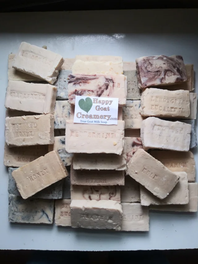 50 Bars Goat Milk Soap Free Shipping Bundle -3 or 6 ounce bars Your Choice