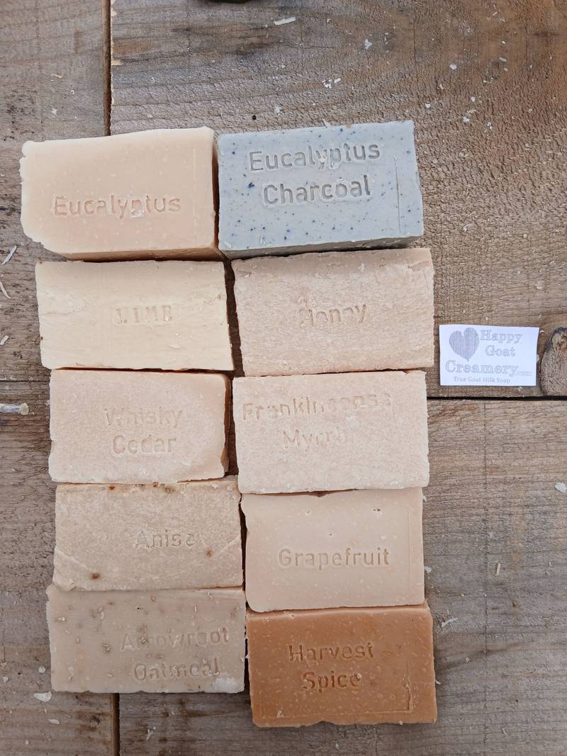 All types in One listing Goat Milk Bar Soap 6 OUNCE BARS