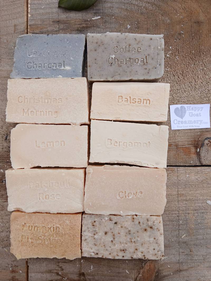 All types in One listing Goat Milk Bar Soap 3 OUNCE BARS