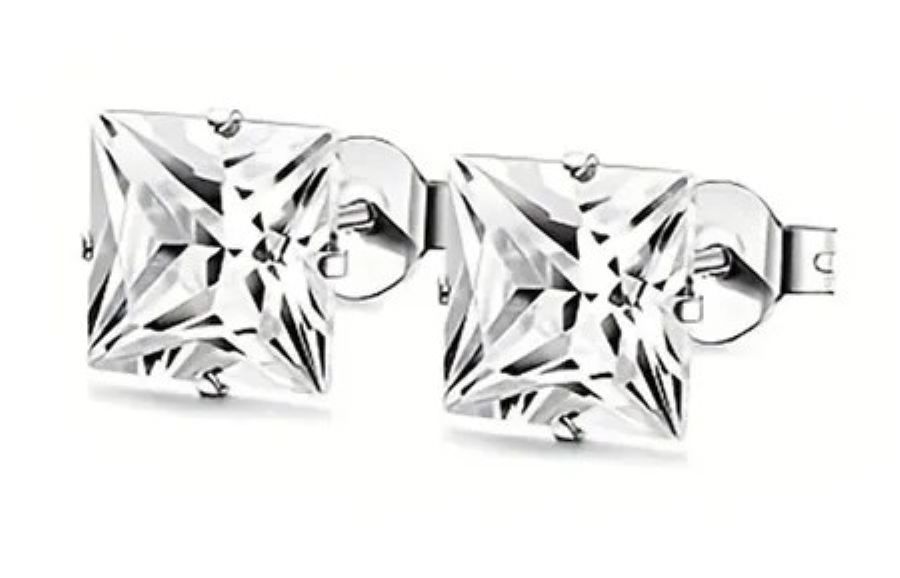 Boucles d’oreilles en argent et cristal zircon