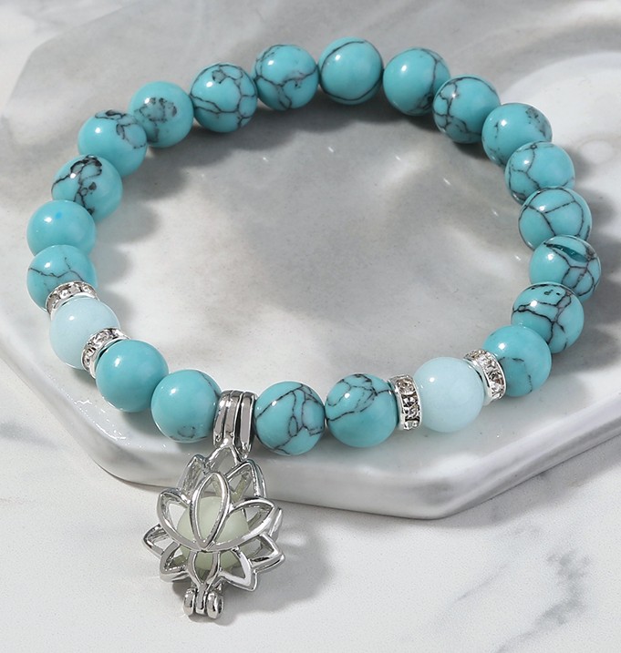 Bracelet lumineux lotus