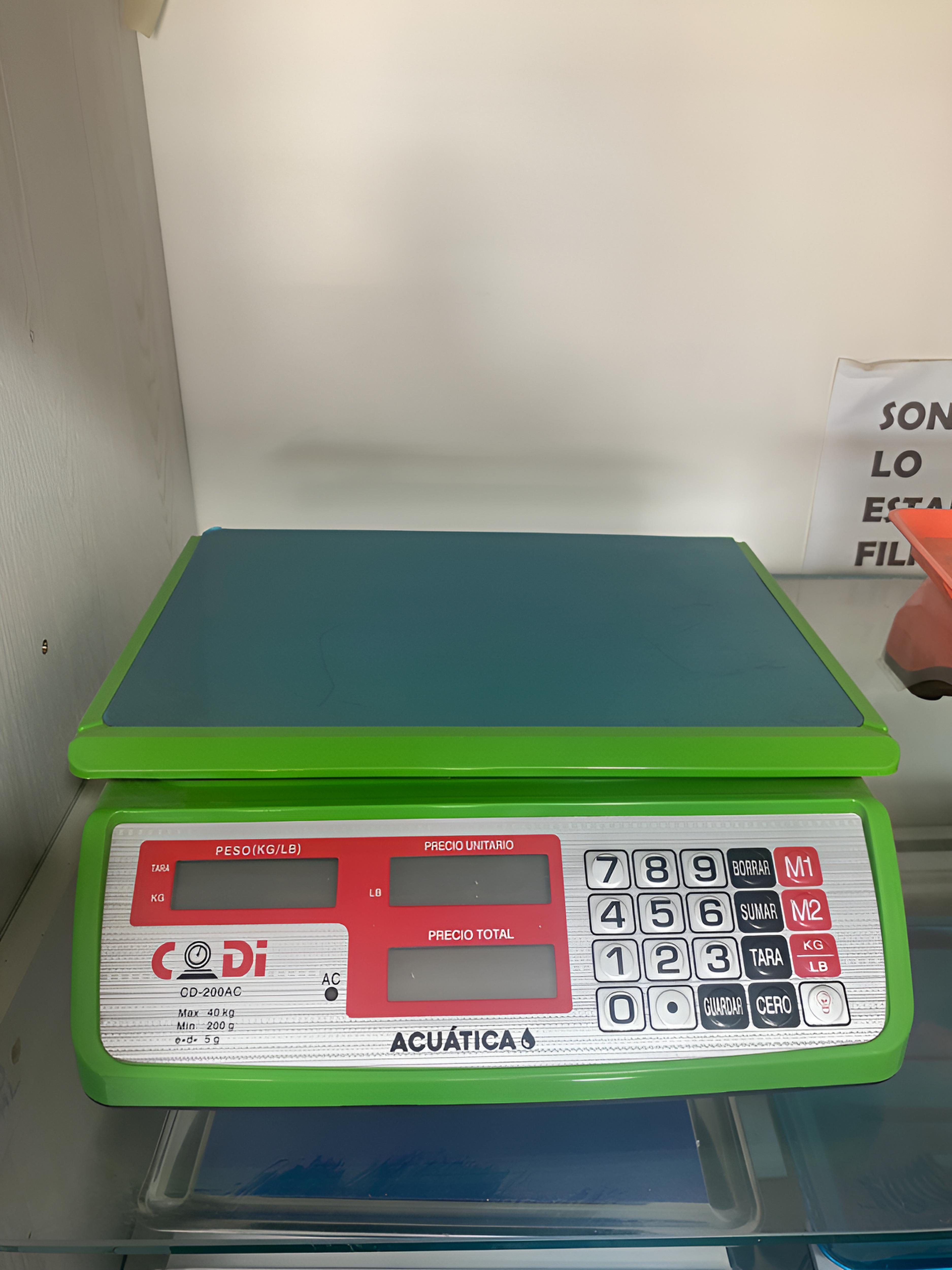 Balanza Comercial Acuática Codi (Impermeable) en 40kg