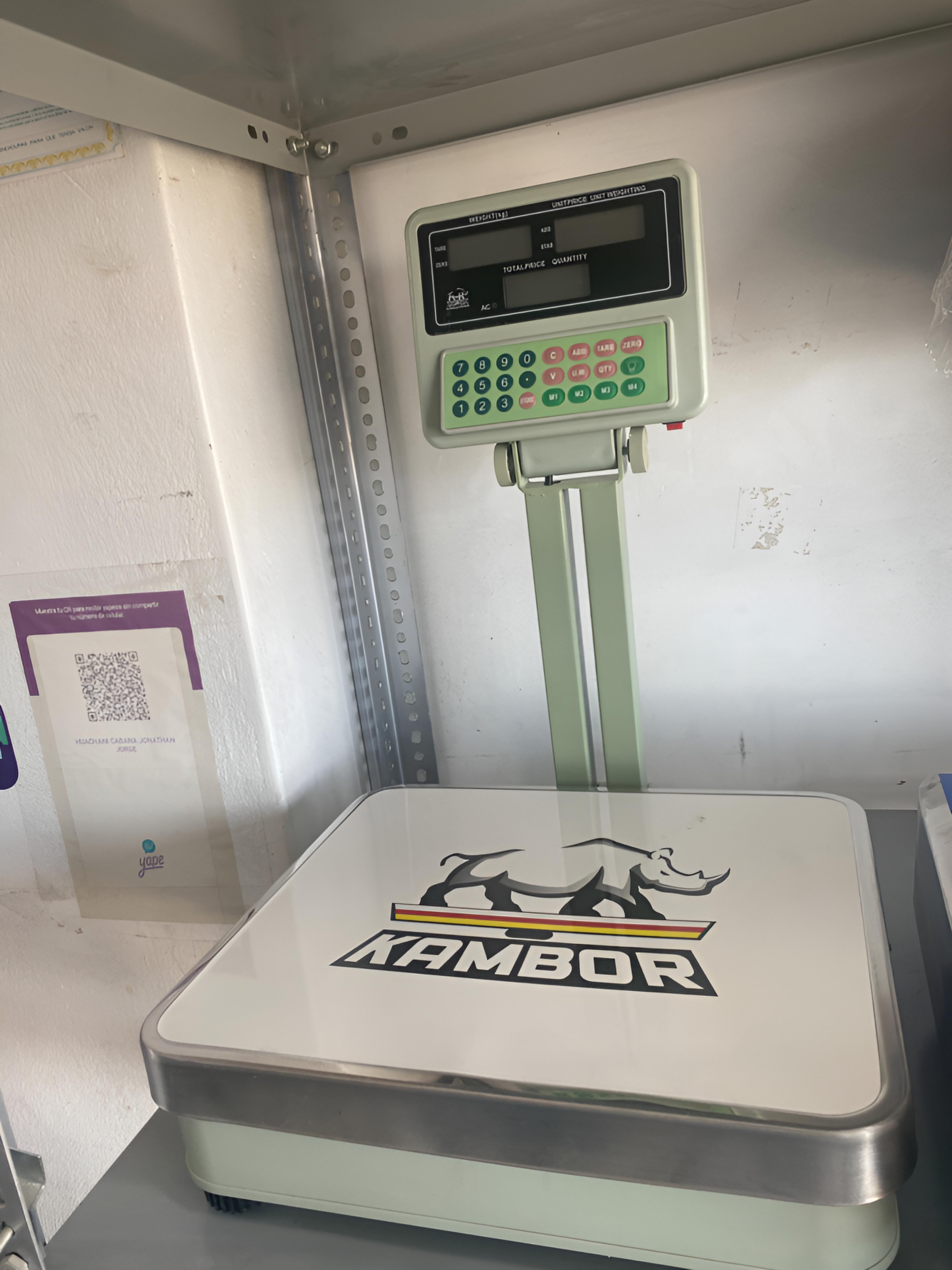 Balanza de Plataforma Kambor 60kg