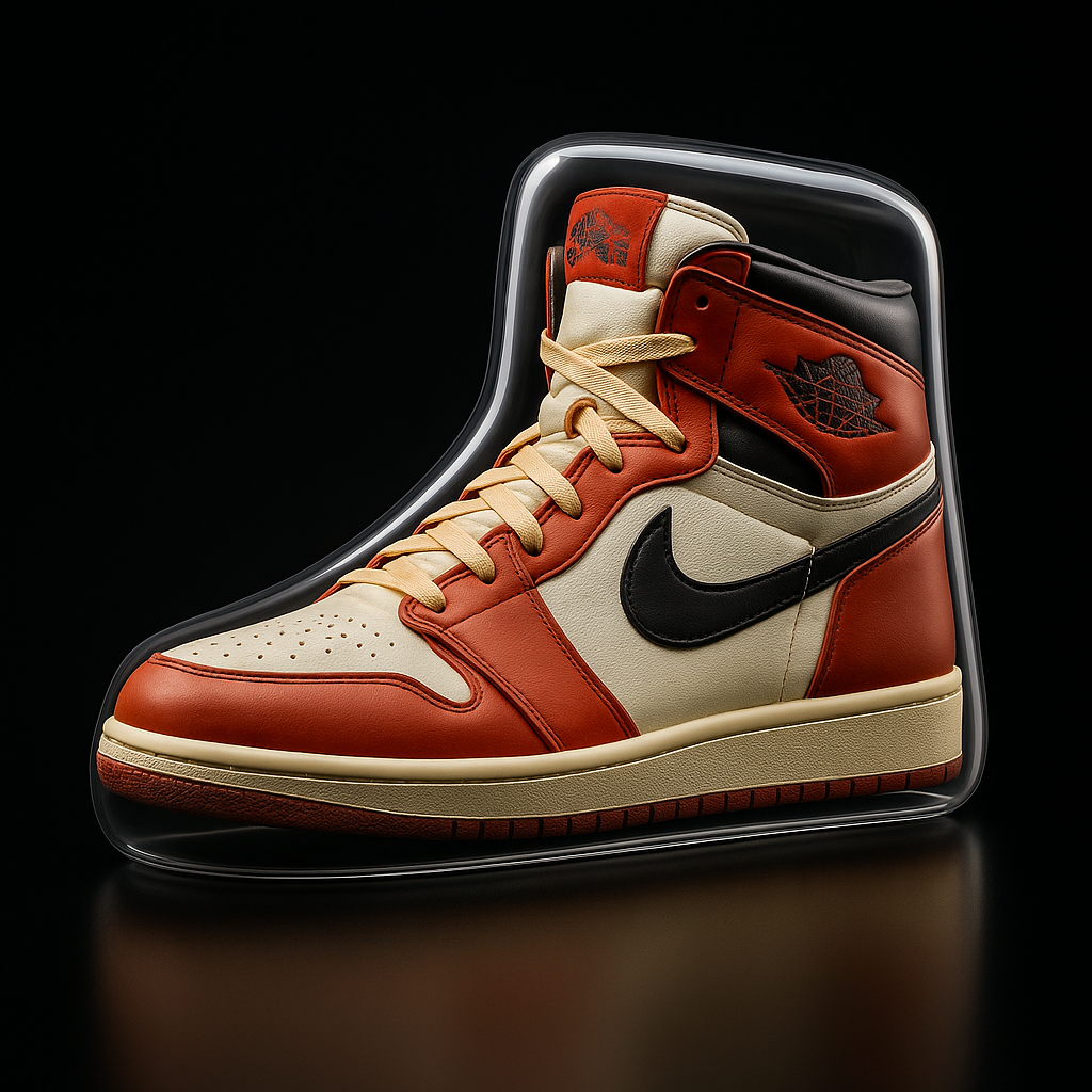 Retro High-Top Sneaker case