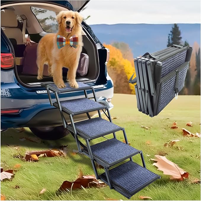 Foldable Dog Car Stairs