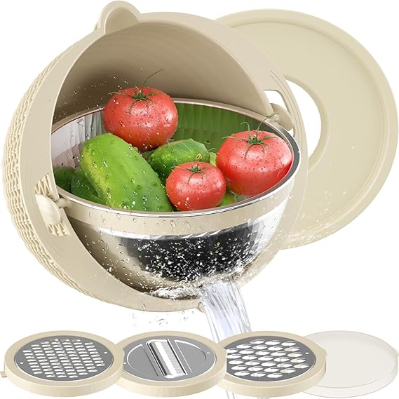 4-1 Colander with Bowl Set
