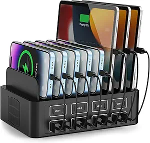 16-Port USB-C Charging Station