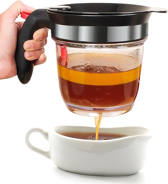 Fat Separator with Bottom Release & 3-in-1 Peeler