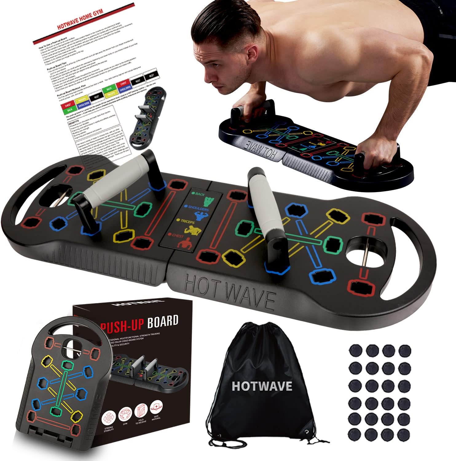 HOTWAVE Push Up Board