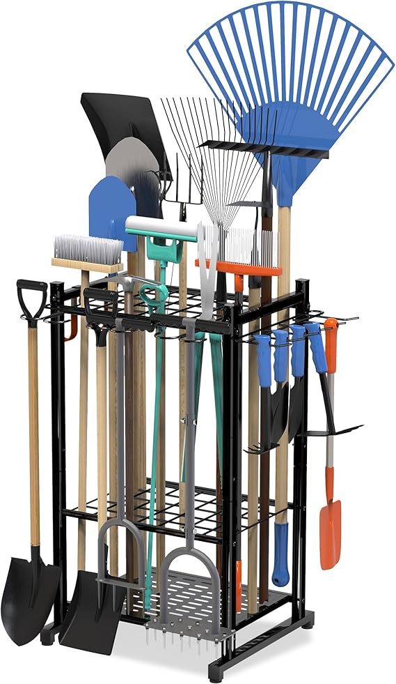 Garden Tool Organizer Rack