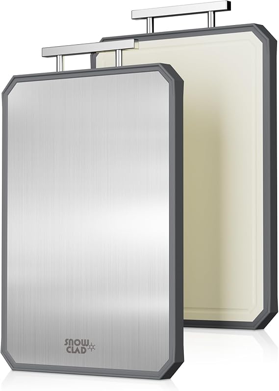 SNOWCLAD Stainless Steel Cutting Board