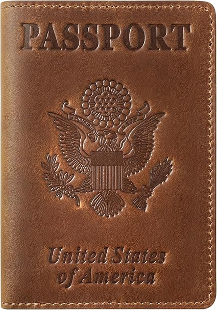 Jack&Chris Leather Passport Holder