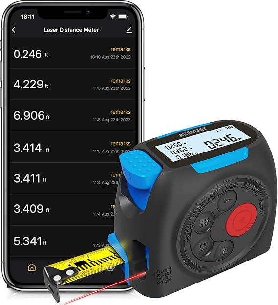Acegmet Digital Laser Tape Measure