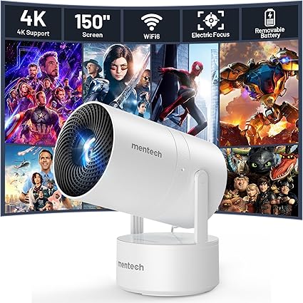 Mini Projector with WiFi and Bluetooth