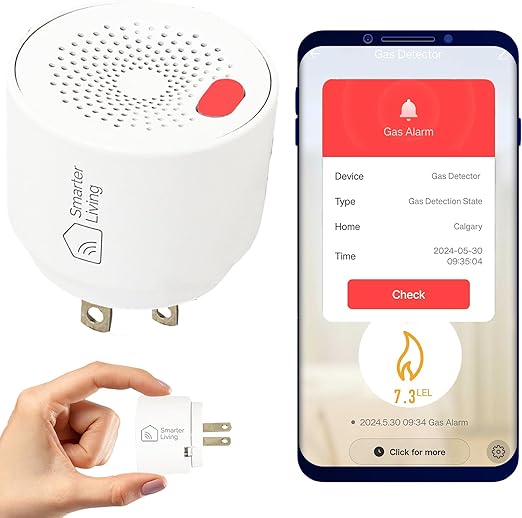 Smarter Living WiFi Gas Leak Detector
