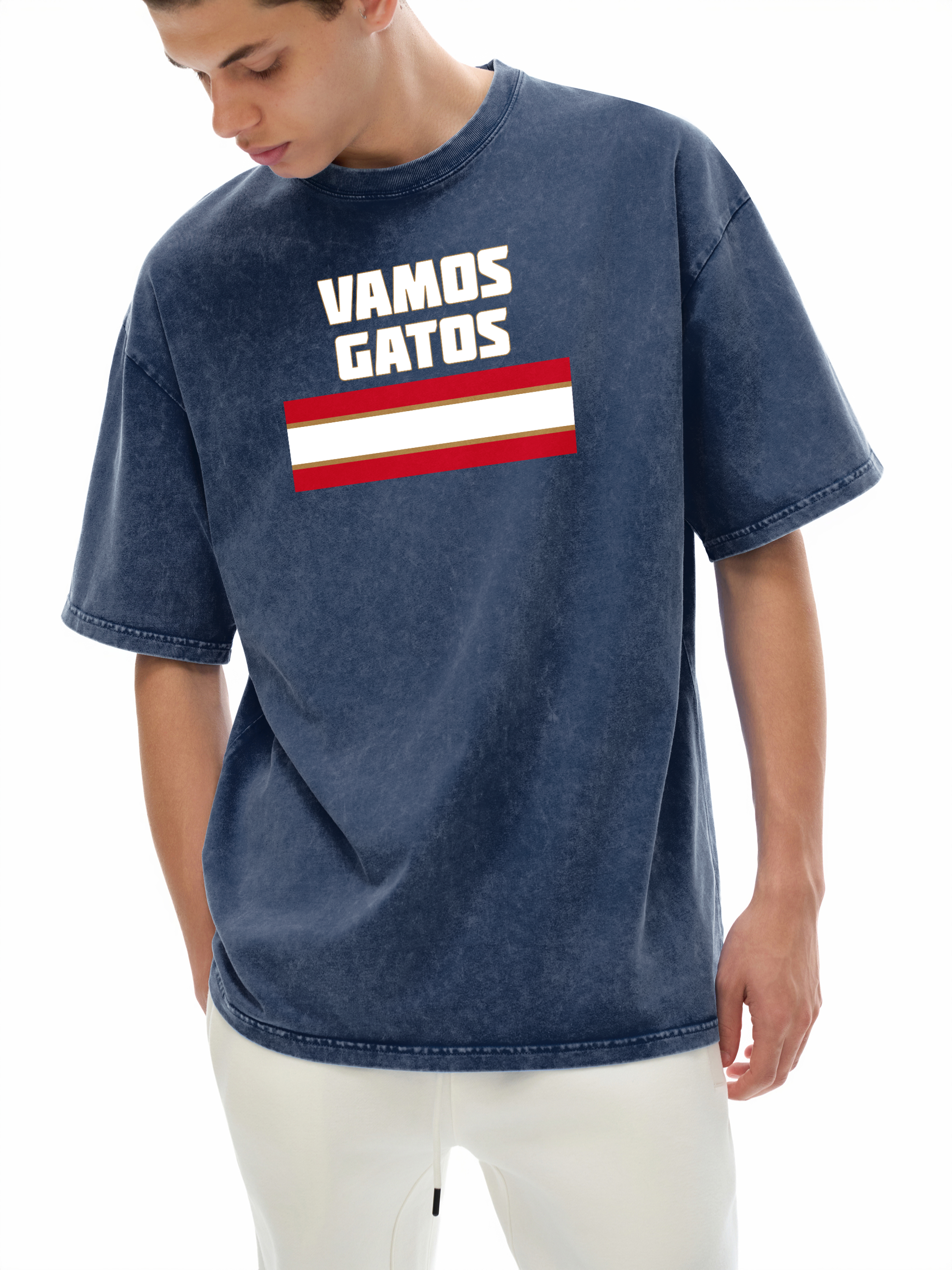 Vamos Gatos - Drop Shoulder Tee