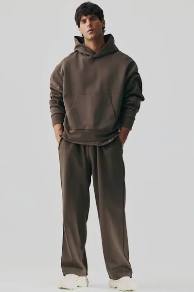 Brown Relaxed Fit Tracksuit