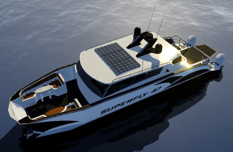Catamaran Boat For Sale, Wide Body Luxury Boat Manufacturer