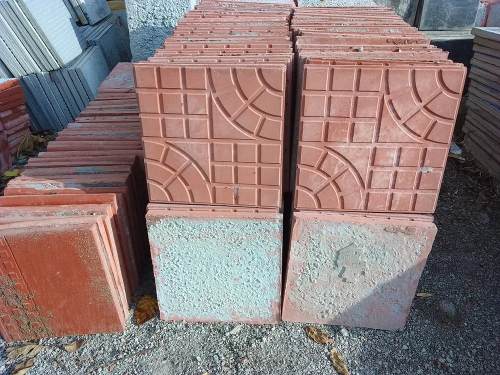 Chequered Dots Vitrified Tile