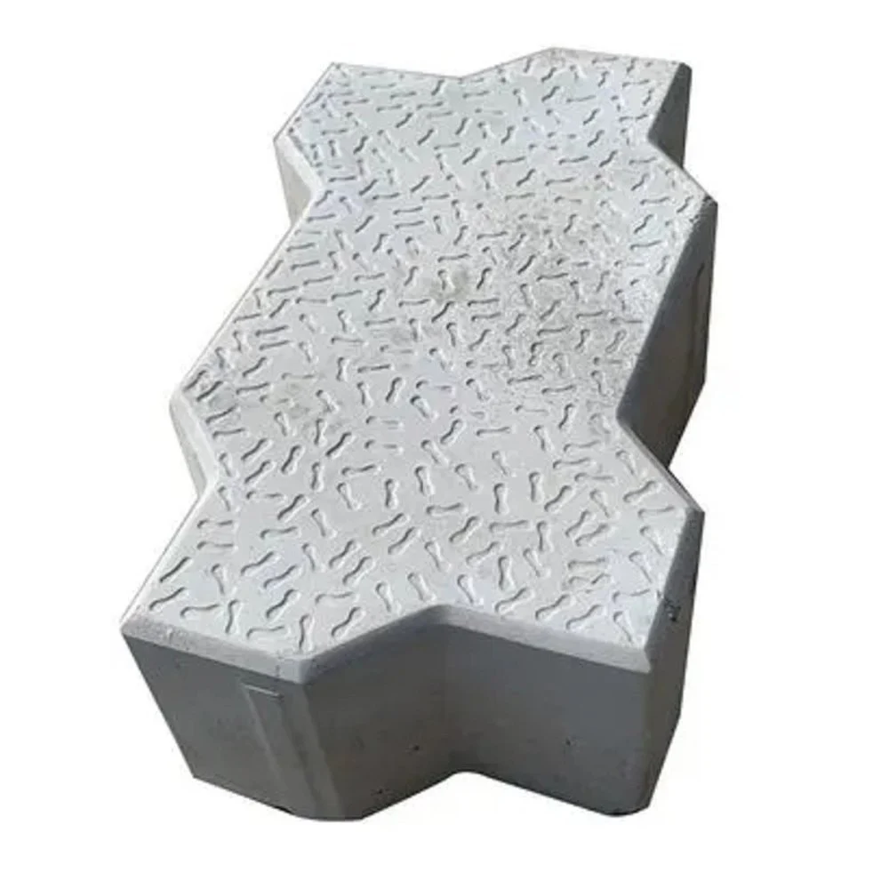 Zig Zag Concrete Paver Block