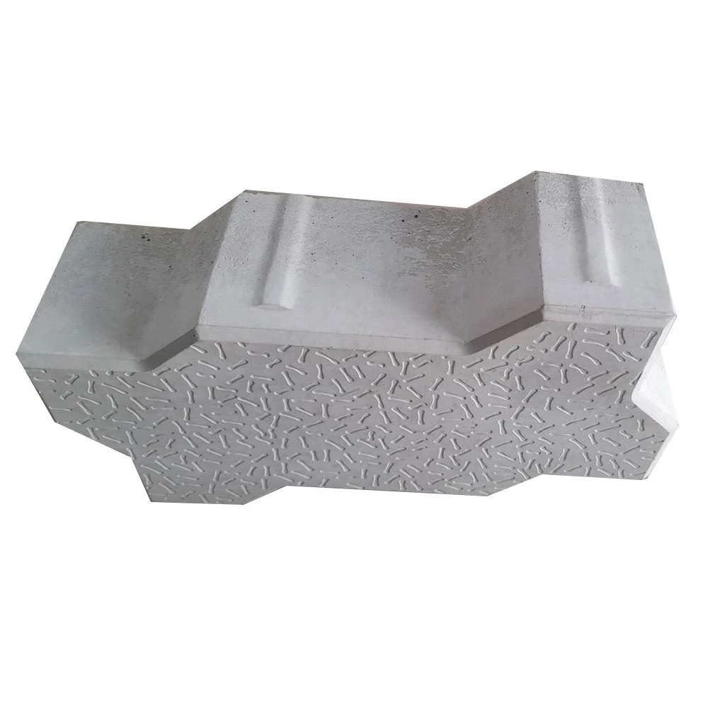 Zig Zag Concrete Paver Block