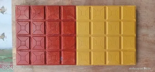 Color Coated Square Parking Tiles