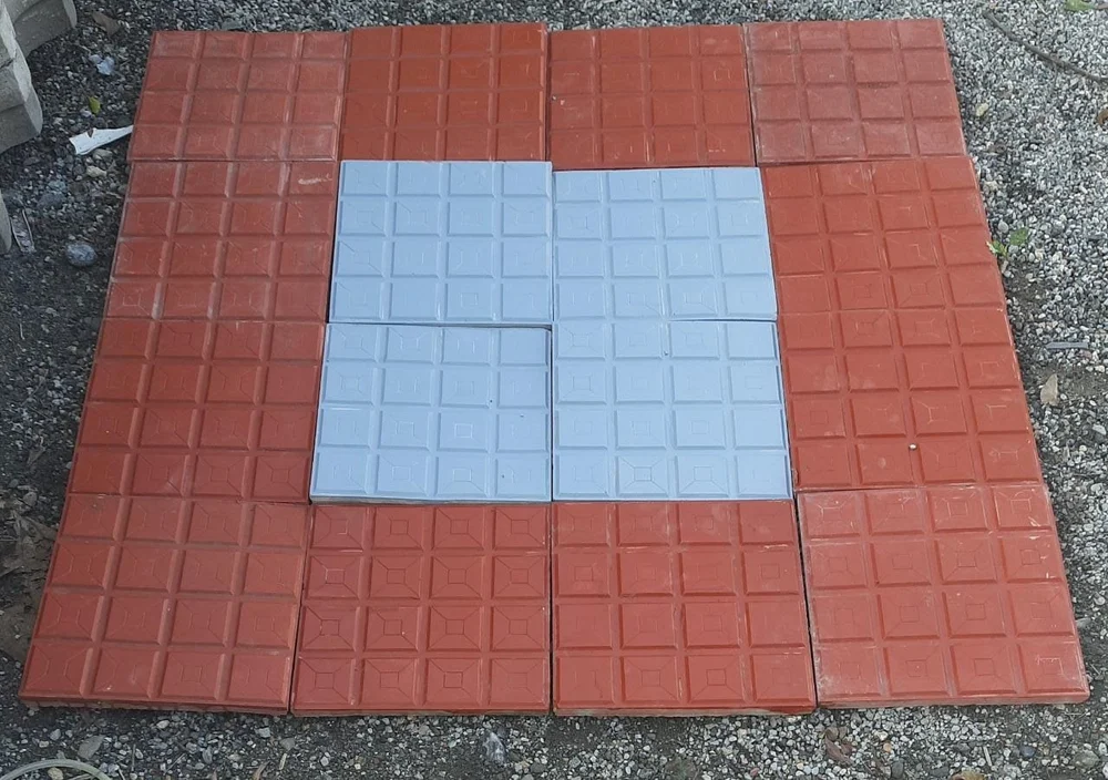 Chequered Dots Vitrified Tile