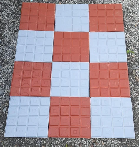 Chequered Dots Vitrified Tile