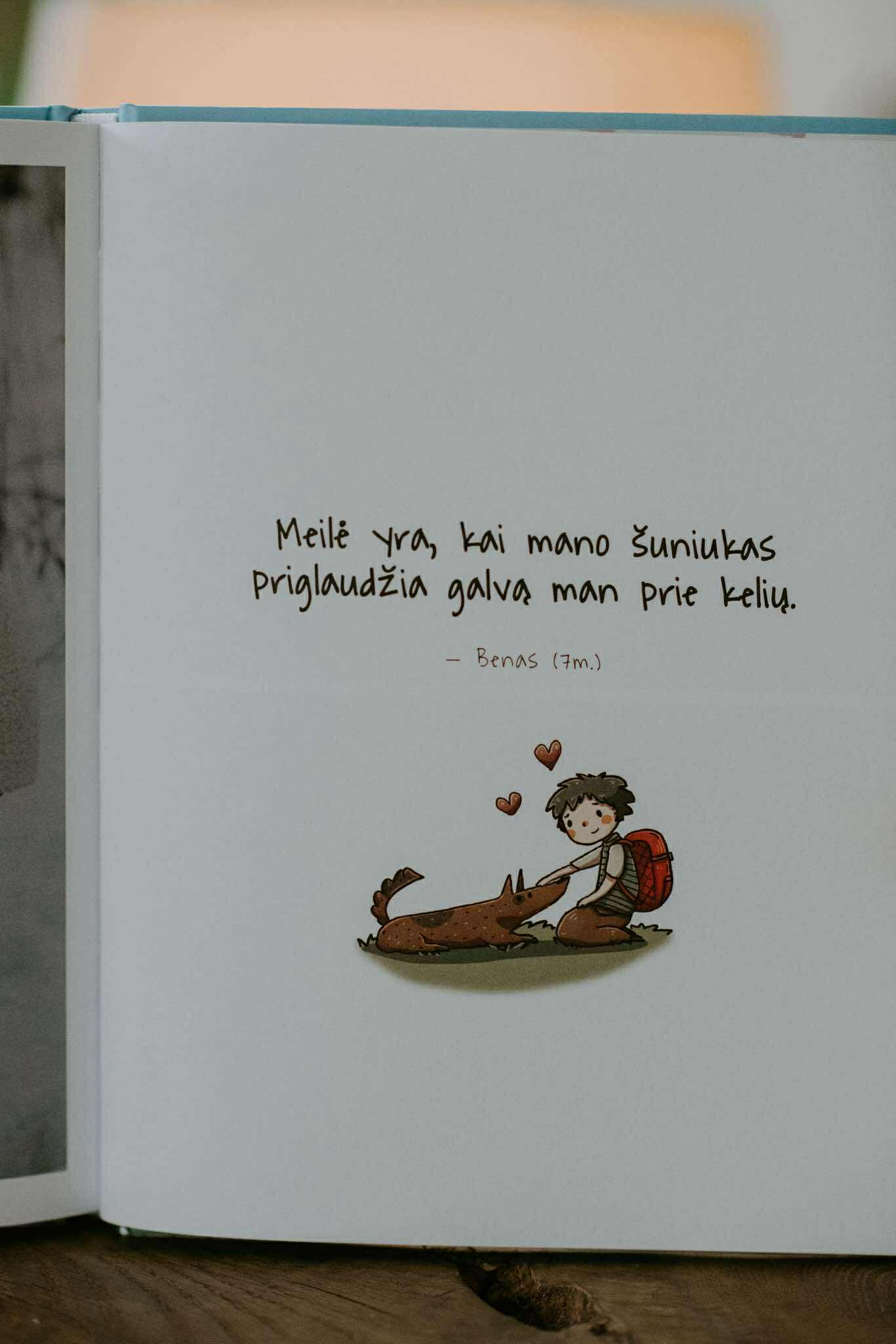 Knyga "Meilė Lietuvos vaikų akimis"