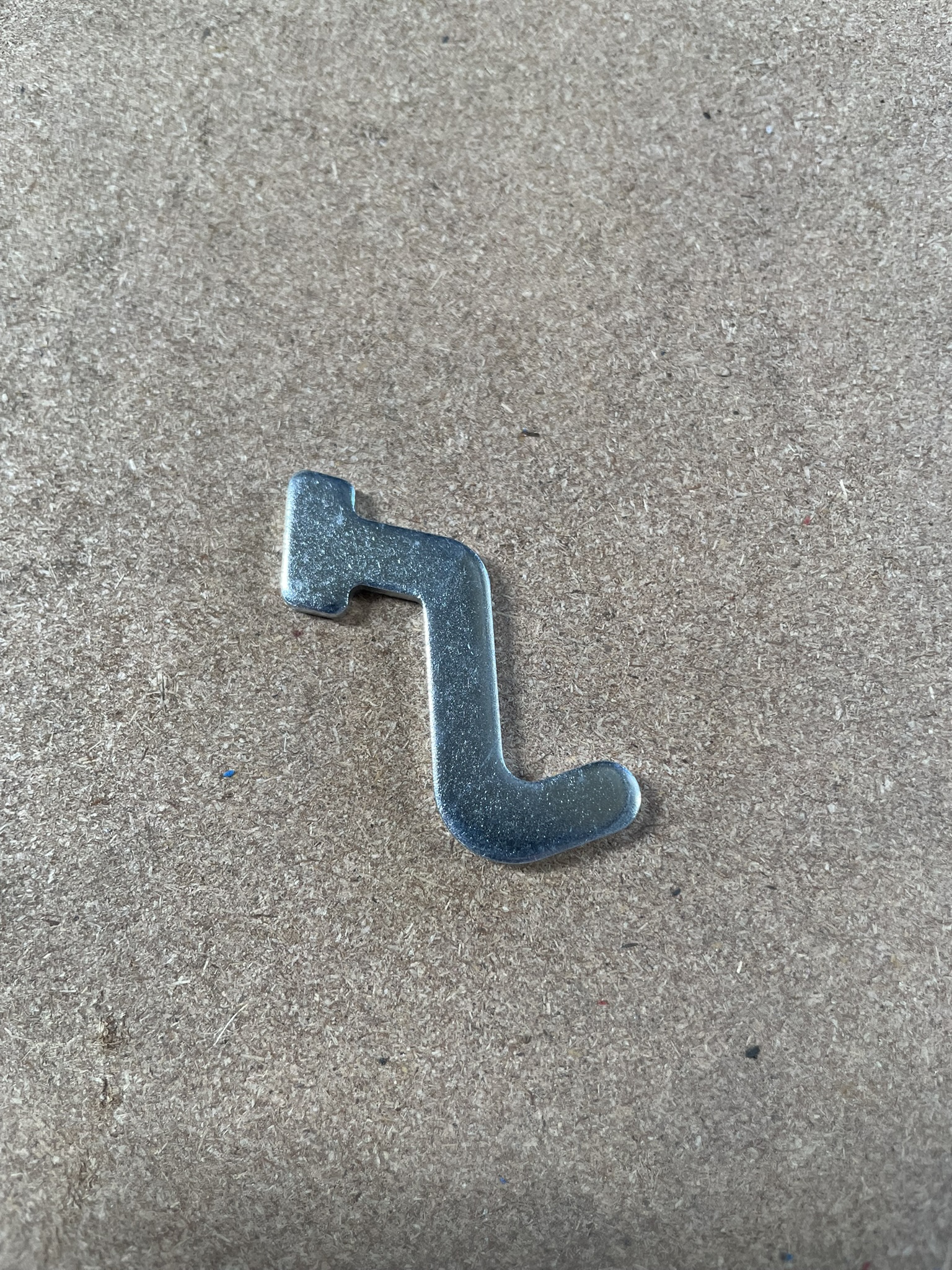 Beam with 2x Safety Pins (2750mm L x 100x45x1.5mm, 1500kg UDL, powder-coated red)